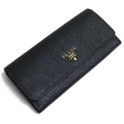 Pre-owned Leather wallets Prada Vintage , Black , Dames