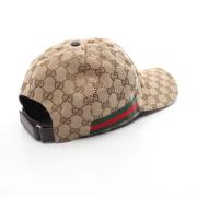 Pre-owned Fabric hats Gucci Vintage , Beige , Dames