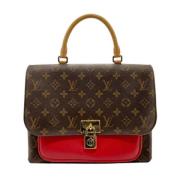 Pre-owned Fabric louis-vuitton-bags Louis Vuitton Vintage , Brown , Da...