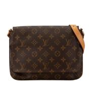 Pre-owned Leather louis-vuitton-bags Louis Vuitton Vintage , Brown , D...