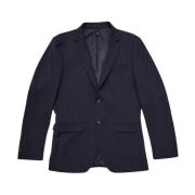 Slim Navy Blue Blazer Selected Homme , Blue , Heren