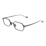 Stijlvolle Metalen Onregelmatige Bril Eyepetizer , Black , Unisex