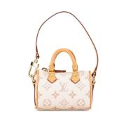 Pre-owned Fabric louis-vuitton-bags Louis Vuitton Vintage , White , Da...