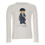 Katoenen Polo Bear Longsleeve T-shirt Polo Ralph Lauren , White , Here...