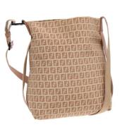 Pre-owned Canvas fendi-bags Fendi Vintage , Beige , Dames