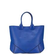 Pre-owned Leather handbags Givenchy Pre-owned , Blue , Dames