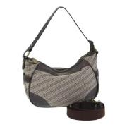 Pre-owned Canvas shoulder-bags Burberry Vintage , Beige , Dames