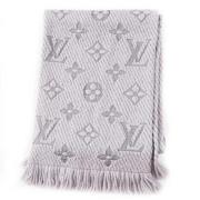 Pre-owned Fabric scarves Louis Vuitton Vintage , Gray , Dames