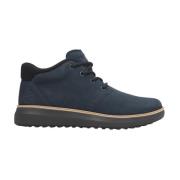 Mid Lace Up Chukka Boot Navy Timberland , Blue , Heren