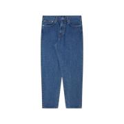 Mid Marble Wash Denim Broek Edwin , Blue , Heren