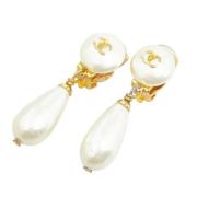 Pre-owned Pearl chanel-jewelry Chanel Vintage , Yellow , Dames