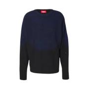 Selfie Sweater in zwart 032c , Blue , Heren