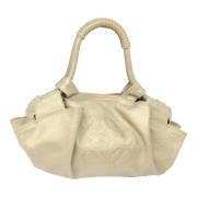 Pre-owned Leather handbags Loewe Pre-owned , Yellow , Dames