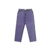 Relaxte denim broek in steenpaars Dime Mtl , Blue , Heren