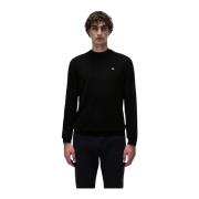 Damavand Crewneck Sweater Napapijri , Black , Heren