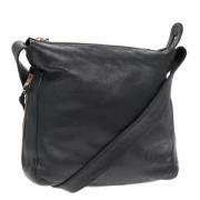 Pre-owned Leather shoulder-bags Loewe Pre-owned , Black , Dames