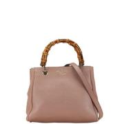 Pre-owned Leather gucci-bags Gucci Vintage , Pink , Dames