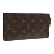 Pre-owned Canvas pouches Louis Vuitton Vintage , Brown , Dames