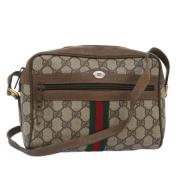 Pre-owned Leather gucci-bags Gucci Vintage , Beige , Dames