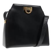 Pre-owned Leather celine-bags Celine Vintage , Black , Dames