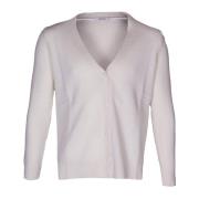 Merino wollen vest met zijsplitten Kangra , White , Dames