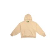 Geborduurde hoodie in zandkleur Garment Workshop , Beige , Heren