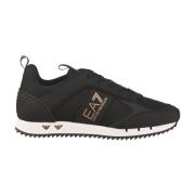 Casual Sneakers voor Mannen en Vrouwen Emporio Armani EA7 , Black , He...