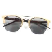 Pre-owned Metal sunglasses Bottega Veneta Vintage , Yellow , Dames