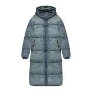 Geïsoleerde jas W-Aves-Long Diesel , Blue , Dames