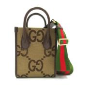 Pre-owned Canvas gucci-bags Gucci Vintage , Brown , Dames