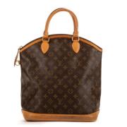 Pre-owned Canvas handbags Louis Vuitton Vintage , Brown , Dames