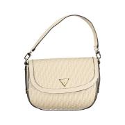 Beige Handtas van Polyethyleen Materiaal Guess , Beige , Dames