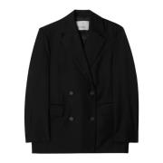 Wollen Blazer dagmar , Black , Dames