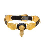 Pre-owned Fabric belts Versace Pre-owned , Yellow , Dames