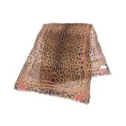 Pre-owned Silk scarves Dolce & Gabbana Pre-owned , Brown , Dames