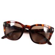 Pre-owned Canvas sunglasses Tom Ford Pre-owned , Brown , Dames