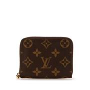 Pre-owned Leather wallets Louis Vuitton Vintage , Brown , Dames