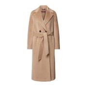 Elegante Wollen Jas Max Mara , Brown , Dames