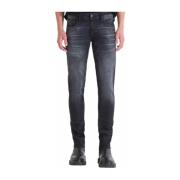 Zwarte Tapered Broek Moderne Stijl Antony Morato , Black , Heren