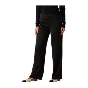 Zwarte Stijlvolle Pantalon voor Vrouwen Neo Noir , Black , Dames