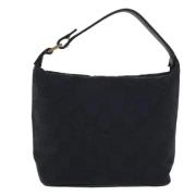 Pre-owned Canvas handbags Gucci Vintage , Black , Dames