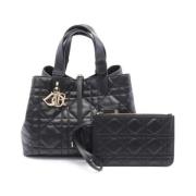 Pre-owned Leather dior-bags Dior Vintage , Black , Dames