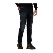 Blauwe Slim Fit Denim Jeans PME Legend , Blue , Heren