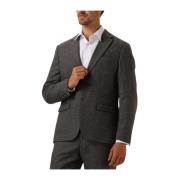 Slim-fit Wol Blazer Selected Homme , Gray , Heren