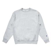 Grijze Reverse Weave Crewneck Sweatshirt Champion , Gray , Heren