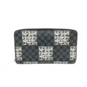 Pre-owned Canvas wallets Louis Vuitton Vintage , Black , Dames