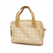 Pre-owned Nylon chanel-bags Chanel Vintage , Beige , Dames