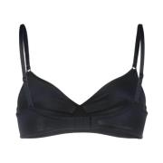 Zijden Driehoek Bikini Top Eres , Black , Dames