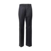 Pre-owned Wool bottoms Jil Sander Pre-owned , Black , Dames