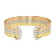 Pre-owned Metal bracelets Cartier Vintage , Yellow , Dames